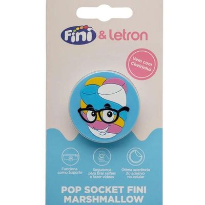 Pop Socket Apoio de Celular Letron Marshmallow Fini Suporte para Smartphone Colorido 1 Unidade