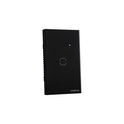 Interruptor Smart Zigbee Touch EZS 1001 com Controle por Aplicativo e Função Repetidor Preto