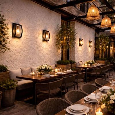 Arandela Parede 16x12cm Marrom Oval Lente Transparente Bivolt E27 Smart Dital