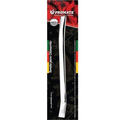 Bomba Inox Chata Lisa Chupeta Simples Bojo Serrilhado Cano Grosso De 9mmx21Cm