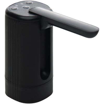 Bomba Recarregável para Galão d'Água 14,5x6x12cm Preta Lyor Portátil com Cabo USB e Mangueira