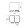 Lixeira Dupla com Pedal Piso Docol Flat 20L (10+10L) Aço Inox Balde Removível