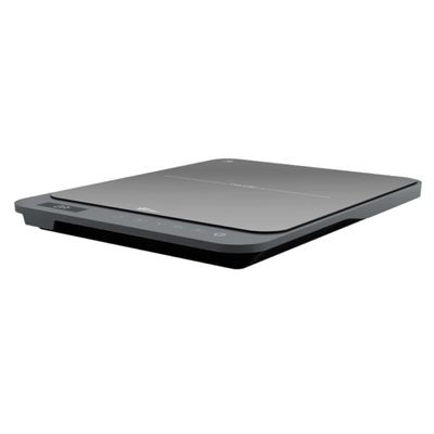 Cooktop de Indução Portátil Fischer 1 Boca Bivolt Touch Screen Cinza Eiger
