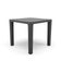 Mesa Niala Quadrada Preta 80cm em Polipropileno Plaxmetal