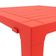 Mesa Niala Quadrada Preta 80cm em Polipropileno Plaxmetal