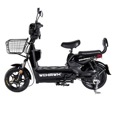 BICICLETA SCOOTER ELETRICA 800W BASKET WX-03 WEHAWK + BATERIA CHUMBO 48V Preta