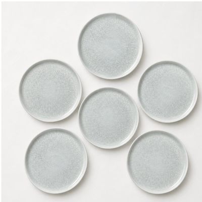 Jogo 6 Pratos Rasos 27,5cm Cerâmica Stoneware Bio Pietra Porto Brasil Orgânico Mesa Posta