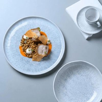 Prato Raso Cerâmica Bio Pietra Porto Brasil Stoneware Cozinha Gourmet Mesa Posta Restaurante