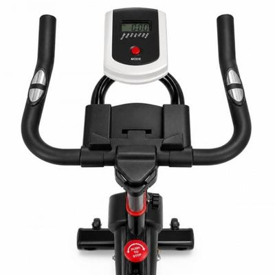 Bicicleta Spinning Q50 New Speed 8 Níveis Roda de Inércia Dream Preto e Vermelho