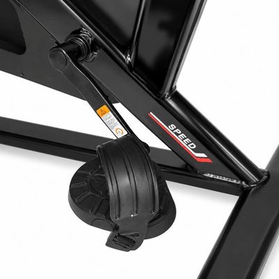Bicicleta Spinning Q50 New Speed 8 Níveis Roda de Inércia Dream Preto e Vermelho