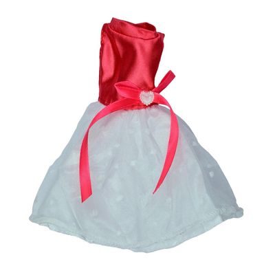 Vestido Para Boneca - Doll Dress Kit 2 Looks - Vermelho C/ Amarelo