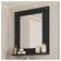 Painel Clean Espelho Multifuncional Banheiro Caemmun Preto Perfect