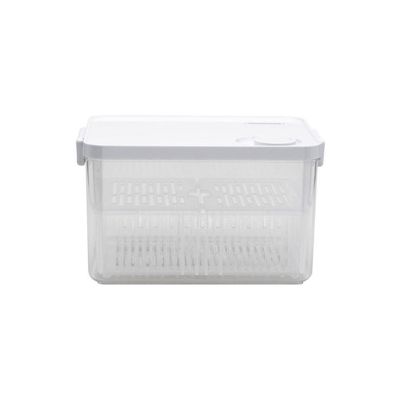 Pote Organizador De Geladeira 0,9l Organizzare Com Controle De Umidade Tramontina 61820-090