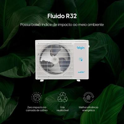 Ar Condicionado 24000 BTUs Split Hi Wall Inverter Elgin Quente e Frio Eco III 220V