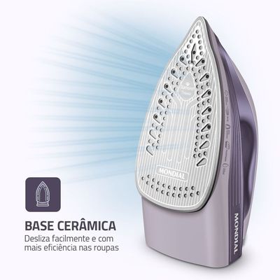 Ferro a Vapor Mondial Lilás 1800W- FVN-02-L 220V