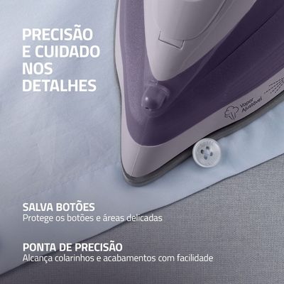 Ferro a Vapor Mondial Lilás 1800W- FVN-02-L 220V