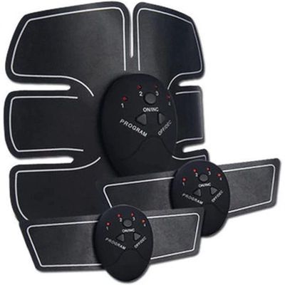 Tonificador Muscular Abdomen Ems Fit Control Smart Fitness Braços Abdômen Pernas 3 Em 1