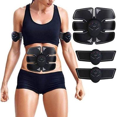 Tonificador Muscular Abdomen Ems Fit Control Smart Fitness Braços Abdômen Pernas 3 Em 1