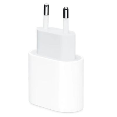 Fonte Usb-C MDM Power Delivery para Smartphones com Cabos Tipo C e Lightning Branco