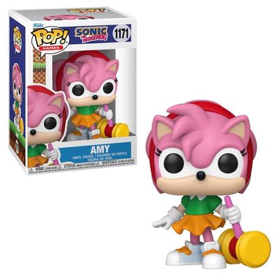Boneco Funko Pop! Sonic The Hedgehog -  Amy Rose Com Chase