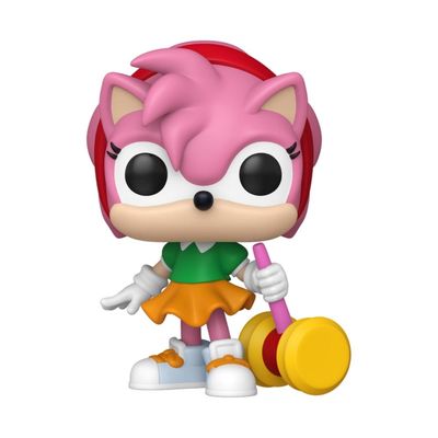 Boneco Funko Pop! Sonic The Hedgehog -  Amy Rose Com Chase