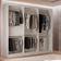 Closet Light 3 prateleiras e 6 cabideiros convencional MDF Moderna Branco
