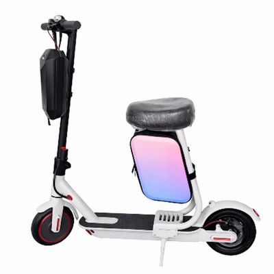 SCOOTER ELÉTRICA PATINETE BRANCO COM ROSA
