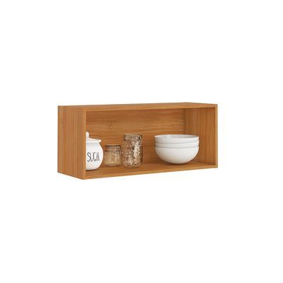 Armário Aéreo de Cozinha Itatiaia Nápoles 80cm 1 Porta CINAMOMO/OFF WHITE/S/V