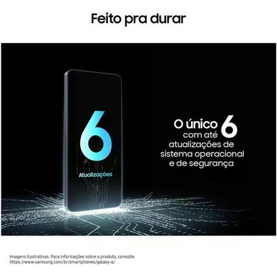 Smartphone Samsung Galaxy A17 5G 4GB RAM 128GB Câmera 50MP Tela Super AMOLED 6,7