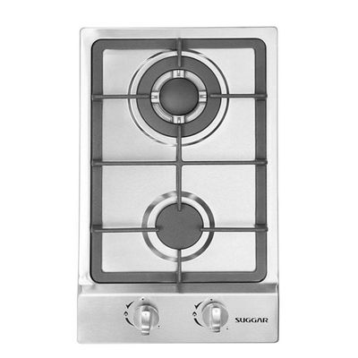 Fogão De Mesa Cooktop 2 Bocas Aço Inox à Gás Suggar Fg2002ix Bivolt