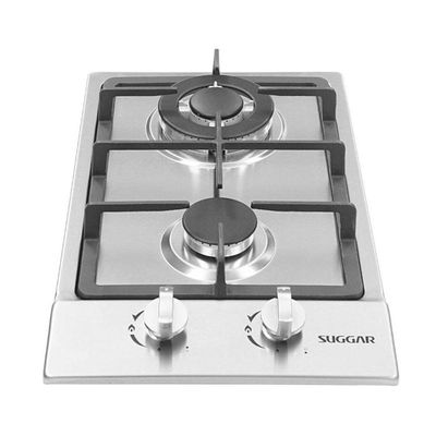 Fogão De Mesa Cooktop 2 Bocas Aço Inox à Gás Suggar Fg2002ix Bivolt