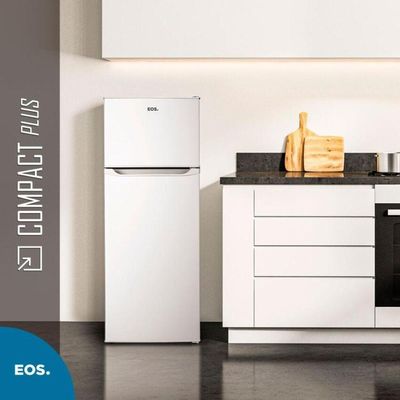 Geladeira EOS 240L Duplex Compacta ERV270DB Branca 220V