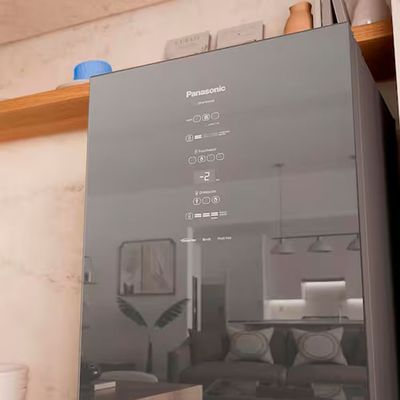 Geladeira BB65M 467L Frost Free Inverter Espelhada Panasonic Espelhado / Bivolt
