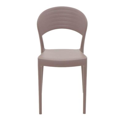 Jogo 4 Cadeiras Plástica Tramontina Camurça Cozinha Elegante Summa Sissi Eco