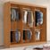 Closet Light 3 prateleiras e 6 cabideiros convencional MDF Moderna Imbuia