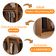 Closet Light 3 prateleiras e 6 cabideiros convencional MDF Moderna Imbuia