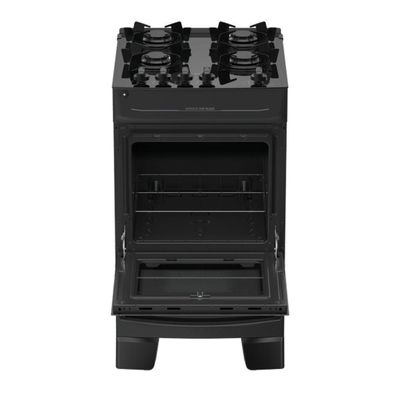 Fogão Monaco Top Glass New 4 Boca Atlas Preto Bivolt