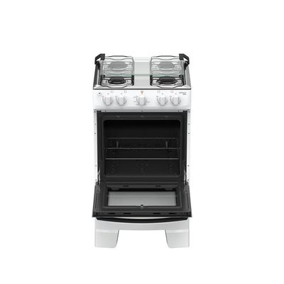 Fogão 4 Bocas Atlas Mônaco Plus Automático Mesa Inox Branco Bivolt