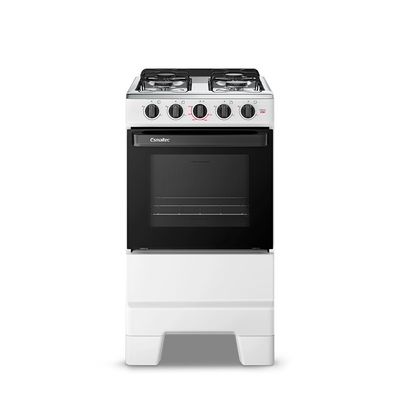 Fogão Ideal Pop 4 Bocas com Mesa em Inox Esmaltec Branco