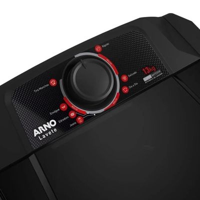 Lavadora Semiautomática Arno LAS 13 PT 13kg 11 Programas Preto 110V