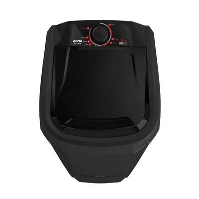 Lavadora Semiautomática Arno LAS 13 PT 13kg 11 Programas Preto 110V
