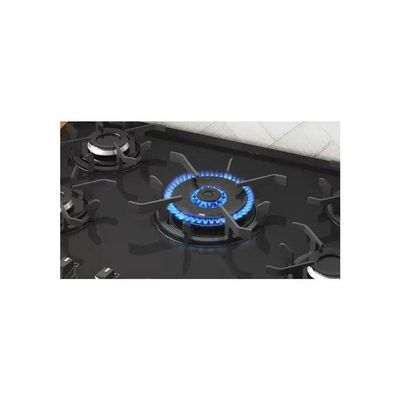 Fogão de Piso 5 Bocas Itatiaia Itaglass Plus Vidro Temperado Automático Preto Bivolt
