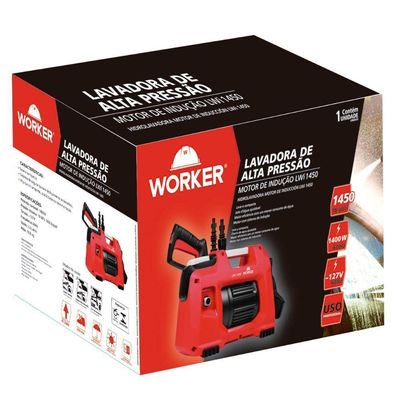 Lavadora Alta Pressão Indução Worker LWI1450 1450Lb-Pol² 1400W 220V