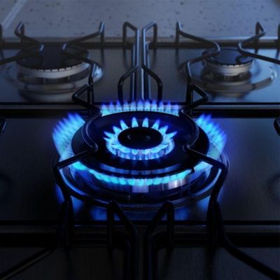 Fogão Piso 5 Bocas a Gás Electrolux FE5IW Efficient Mesa Inox Automático Branco Bivolt