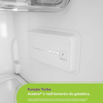 Geladeira Consul Duplex Frost Free Inverter 377L CRM44MK Cinza 220V