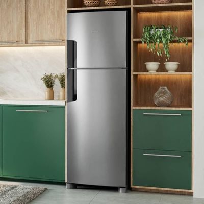 Geladeira Consul Duplex Frost Free Inverter 377L CRM44MK Cinza 220V