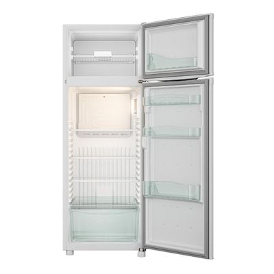 Geladeira Consul Duplex Cycle Defrost 332L Prateleiras Ajustáveis Gaveta Legumes CRD37MB Branco 220V