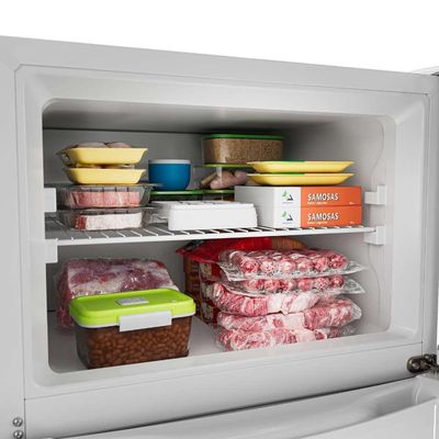 Geladeira Consul Duplex Cycle Defrost 332L Prateleiras Ajustáveis Gaveta Legumes CRD37MB Branco 220V