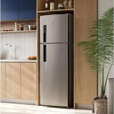 Geladeira Electrolux Frost Free 380L Autosense Inverter Duplex IF41S Inox 110V