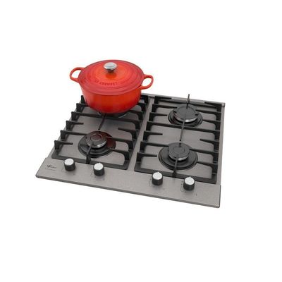 Fogão Cooktop A Gás Fischer 4 Bocas Platinium Prime Bivolt